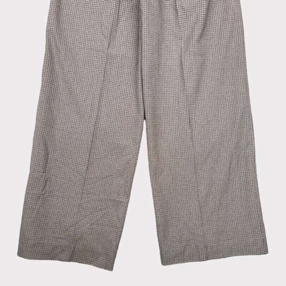 ARITZIA BABATON Rosemarie Pleated High Waisted Wide Leg Trousers Women's Size 10 - Picture 12 of 16